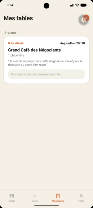 Aperçu de l'application Taàpa